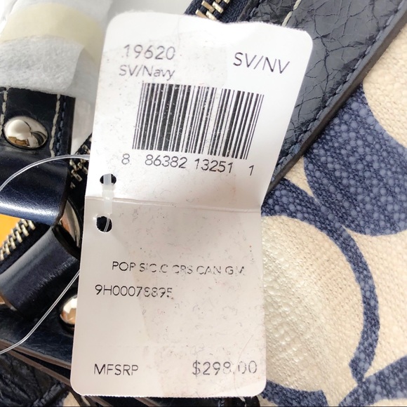 Coach 19620 Poppy Signature C Crosshatch Tote - Picture 5 of 8